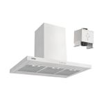 Coifa de Ilha Dritta Isla 90 Split em Aço Inox 90 cm 220
