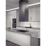 Coifa de Ilha Square Isla 40 Silent Black Steel 220V
