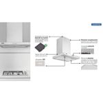 Coifa de Parede New Dritta Wall em Aço Inox 60CM 220 V