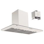 Coifa de Parede Slim Wall 90 Split em Aço Inox 220 V