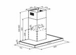 Coifa Londres De Parede 90CM 220V