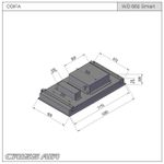 Coifa Plane de Embutir no Teto WD 662 SMART 120cm 220V