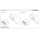 Forno Big Elétrico Crissair Multifunções 84 Litros Inox 75cm 220V
