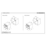Forno Crissair Elétrico Drean Multifunções 70L Inox 60cm 220V
