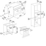 Forno Franke Elétrico Embutir Maris  71 Litros FSM86 220V
