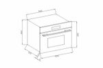 Forno Micro-ondas Debacco Combinado Montreal Digital 60CM 10 Funções 220V