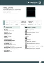 Forno Debacco Zurique Eletrônico 60CM 9 Funções 220V