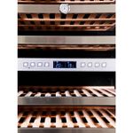 Adega de EmbutirCrissair  Wine Dual Zone 171 Garrafas 418 Litros Inox 60cm 220V