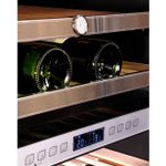 Adega de EmbutirCrissair  Wine Dual Zone 171 Garrafas 418 Litros Inox 60cm 220V