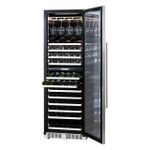 Adega de Vinhos Smart Evol 160 Garrafas Dual Zone de Embutir Abertura Direita 220V