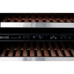 Adega de Vinhos Smart Evol 160 Garrafas Dual Zone de Embutir Abertura Esquerda 220V