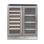 Adega e Beer CenterCuisinart  86 Latas/28 Garrafas 75CM 220V