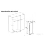 Cervejeira de Embutir Smart 425 Litros Abertura para Direita 220V