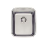 Cuba de Embutir Dora 34 BL R6 Inox Escovado com Válvula 34x40 cm