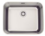 Cuba de Embutir Dora 50 BL R6  Inox Escovado com Válvula e escape 50x40 cm   Tramontina