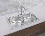 Cuba de Sobrepor  Morgana Maxi 78 FX  Inox  Escovado Tramontinacom Válvula 86x50 cm