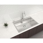 Cuba de Sobrepor Quadrum Flush 1C 70 Aço Inox  Tramontina