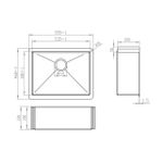 Cuba Farm Sink PVD Nano Black Debacco