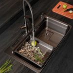Cuba Inox com Acessórios - LX971080  TTD409 Black Matte  Lexxa