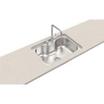 Cuba Morgana 60 FX em Aço Inox Acetinado com Válvula 69x49 cm Tramontina 