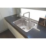 Cuba Morgana 60 FX em Aço Inox Acetinado com Válvula 69x49 cm Tramontina 