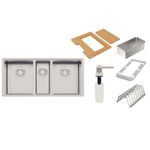 Cuba Quadrum 2.5C 34 em Aço Inox com Acessórios Tramontina 