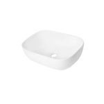 Cuba Retangular Apoio p/ Lavatório Sobrepor White 47x34x13.5