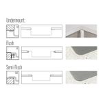 Cuba Tramontina Design Collection Quadrum 2C 34 em Aço Inox Tramontina 
