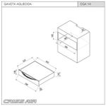 Gaveta Aquecida 14cm Inox 60cm 220V Crissair 
