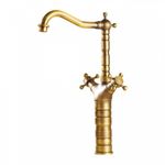 Misturador Duplocomando Monofuro para Lavatório ou Cozinha Bronze Escovado