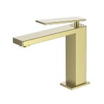 Misturador Monocomando Bica Baixa Ouro Escovado