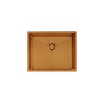 Cuba Quadrum Aço Inox com Revestimento PVD Gold 50x40 cm  Tramontina