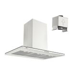 Coifa de Ilha Slim Isla 90 Split em Aço Inox 90 cm 220V