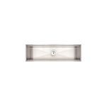 Canal Organizador em Aço Inox para Sobrepor 60x18 cm