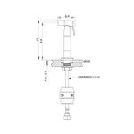 Ducha Manual para Cozinha em Aço Inox com Extensor
