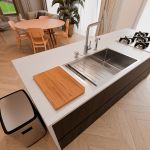 Kit Tábua + Bandeja Escorredora em inox para cubas Quadrum Design Collection  Tramontina
