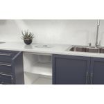 Lixeira de Embutir Clean Round em Aço Inox com Balde Plástico 8 L  Tramontina 