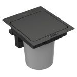 Lixeira de Embutir com Sensor Next Black Matte 5 L Tramontina 