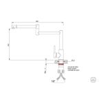 Misturador Monocomando Flexion Inox Escovado