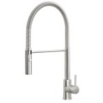 Misturador Monocomando Versatile em Aço Inox com Bica Móvel