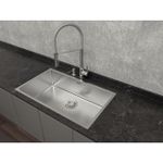 Misturador Monocomando Versatile em Aço Inox com Bica Móvel