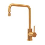 Monocomando Angolare com Bica Articulada PVD Gold
