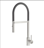 Monocomando Versatille Black - Inox Mangueira Preta
