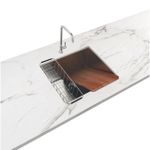 Tanque de embutir  Jumbo 92 L em Aço Inox 60x50 cm