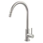 Torneira de Bancada Arko em Aço Inox com sistema anti-gotejamento