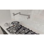 Torneira de parede Flexion Wall em aço inox