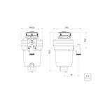 Triturador Tramontina Alimentar 4 1/2 0,75 HP 127V