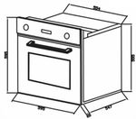 Forno Debacco Zurique Eletrônico 60CM 9 Funções 220V