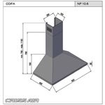 Coifa de Parede Crissair 600 Aria Pyramid 