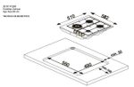 Cooktop Debacco Zurique Aço Inox 60CM
